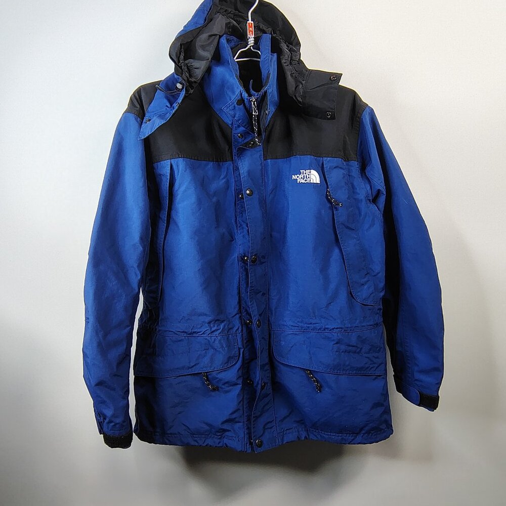 VINTAGE The North Face Mountain Light Jacket Mens Blue Black‎ Goretex Ski Snow
